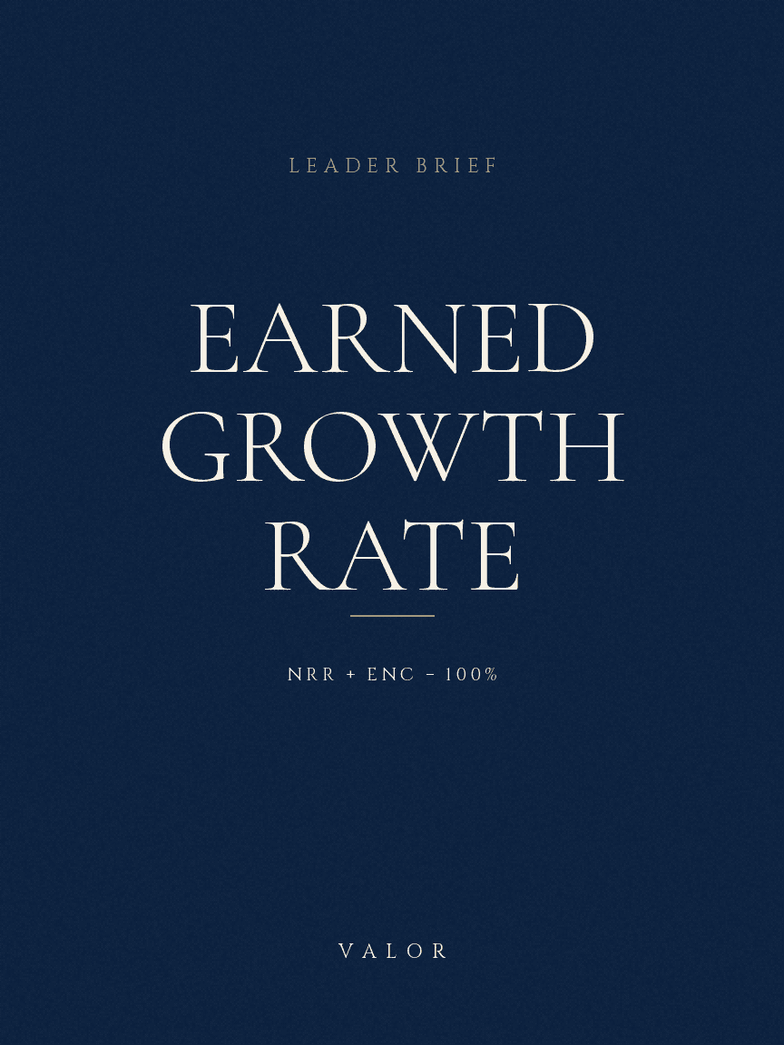 Cover of the Earned Growth Rate Leader Brief