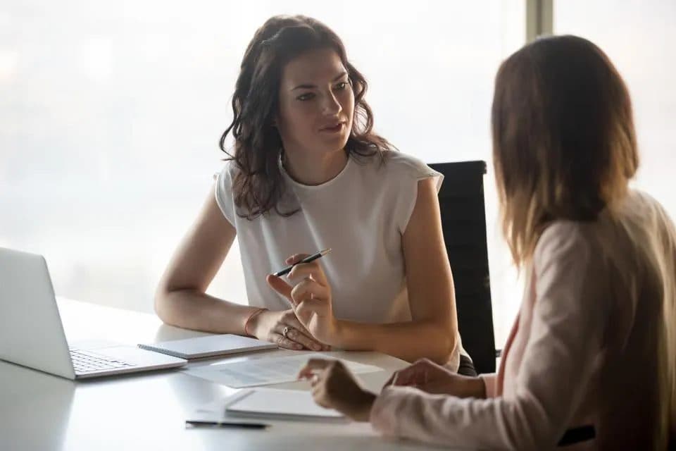 A one-on-one conversation